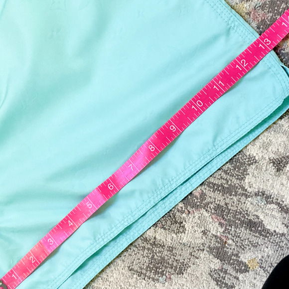 NWT $745 Louis Vuitton Men's XL Monogram Board Shorts Swim Trunks Aqua - Picture 13 of 16